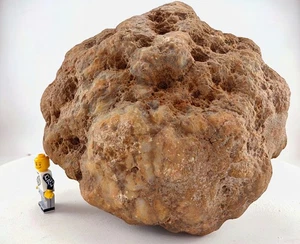 8" Unopened Geode Nodule Round Bumpy Exterior Kentucky Quartz Crystal 8.4 LB - Picture 1 of 8