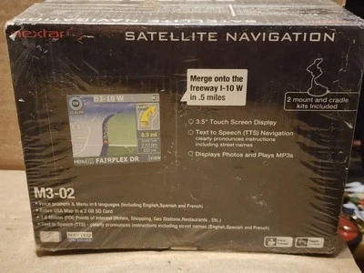 Nextar Satellite Navigation GPS M3-02 Voice Prompt Touch Screen 3.5" MP3 Photos - Image 1 of 4