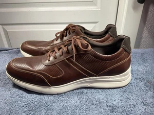 Rockport Mens Total Motion Active Mudguard Sneakers - Tan - Size 14 - Imagen 1 de 10