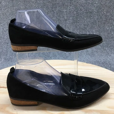 Dr Scholls Shoes Womens 8.5 M Eclipse Penny Loafers Black Faux Leather Casual - Image 1 of 4