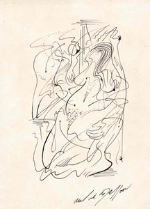 Andre Mason original ink drawing - Picture 1 of 1