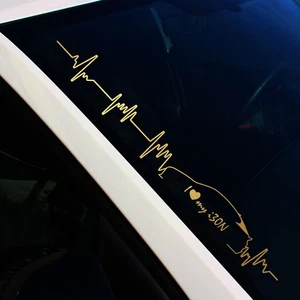 Pegatina para parabrisas I30N Fastback Gold Metallic Sticker Tuning Auto FS107 - Imagen 1 de 7