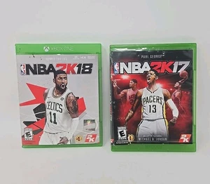 Nba 2K18 and 2K17 Standard Edition - Xbox One Video Games - Picture 1 of 3