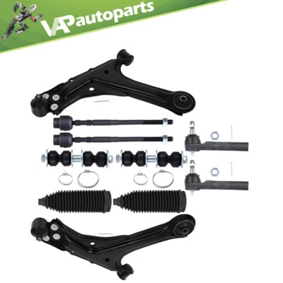 Brazo de control delantero para Chevrolet Cavalier 95-05 10 piezas con rótulas extremo de varilla de amarre Foto 1 de 4