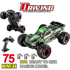 1/14 2.4G 4WD RC Racing Car 75KM/H Brushless High Speed Off-Road Buggy 3xBattery