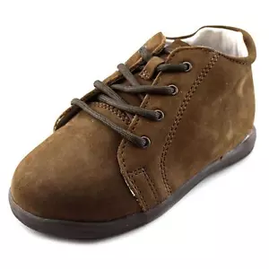 Schuhe Jungen braun Nubuk Spitze flexible Wanderschuhe Jungen Größe 5 1/2 M - Bild 1 von 5