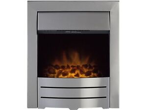 Adam Colorado Electric Inset Fire Brushed Steel