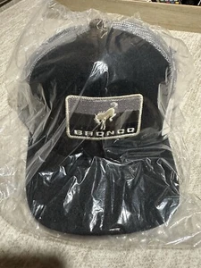 Ford Bronco Embroidered Patch Logo Trucker Hat Cap Gray Mesh Back - Brand New - Picture 1 of 6