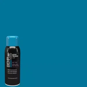 BEHR PREMIUM Mayan Treasure Gloss Spray Paint, Blue - 12 oz. - Picture 1 of 13