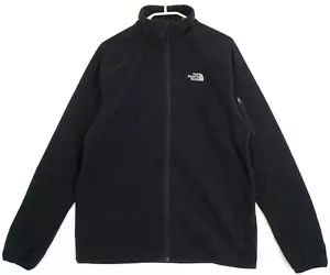 Suéter polar negro con cremallera completa The North Face Polartec para hombr... - Imagen 1 de 7