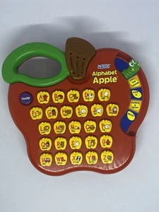 Vtech Alphabet Apple Learn ABC's 5 Activities Sounds Music Letters Learning Toy - Picture 1 of 3