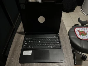 New Black Gold & Cherry 360 Swivel Light up Smart Case for Ipad Pro 12.9" 2018+ - Picture 1 of 5