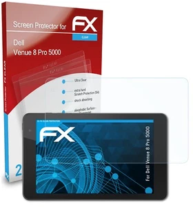 atFoliX 2x Screen Protector for Dell Venue 8 Pro 5000 clear - Picture 1 of 9