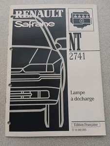 Revue Manuel Technique Renault Safrane Lampe Décharge Xénon Phare Projecteur Feu - Photo 1/3