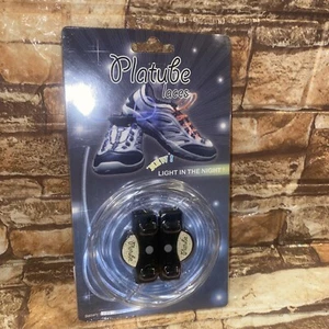 Platube Laces Light Up Flashing Shoe Laces Multi-Color 2 In Pack NEW Free 🚢 - Picture 1 of 8