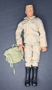 Vintage 1996 GI JOE 12” Action Figure With Outfit & Bag Articulating Doll - Picture 1 of 9