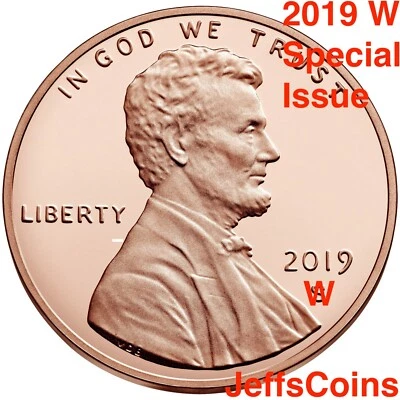 2019 W Lincoln Shield Cent PROOF Deep Cameo 1¢ New Penny Union WEST POINT S #1/3 - Image 1 of 4