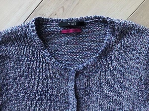 Oui Luxury Edition. Strickjacke / Cardigan. Gr. 44. Blau Lila - Bild 1 von 5