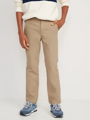 Old Navy NWT! Kids Khaki Built In Flex Straight Slim Pant Size 10 - Image 1 of 4