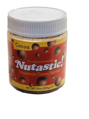 Nutastic Hazel Nut Cocoa Spread: 10 0z/284 gm-Brand New-SHIPS N 24 HOURS - Image 1 of 4