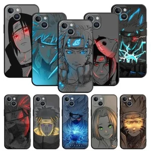 Glowing Naruto Case for Apple iPhone 13, 12, 11, 14, 15, 16 Pro Max + - Zdjęcie 1 z 25