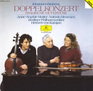 BRAHMS Concerto for Violin Cello and Orchestra MUTTER MENESES KARAJAN DG Digital - Picture 1 of 3