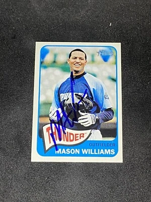 Mason Williams 2014 Topps Heritage Minors #114 Trenton Thunder Auto Signed Card - Image 1 of 3