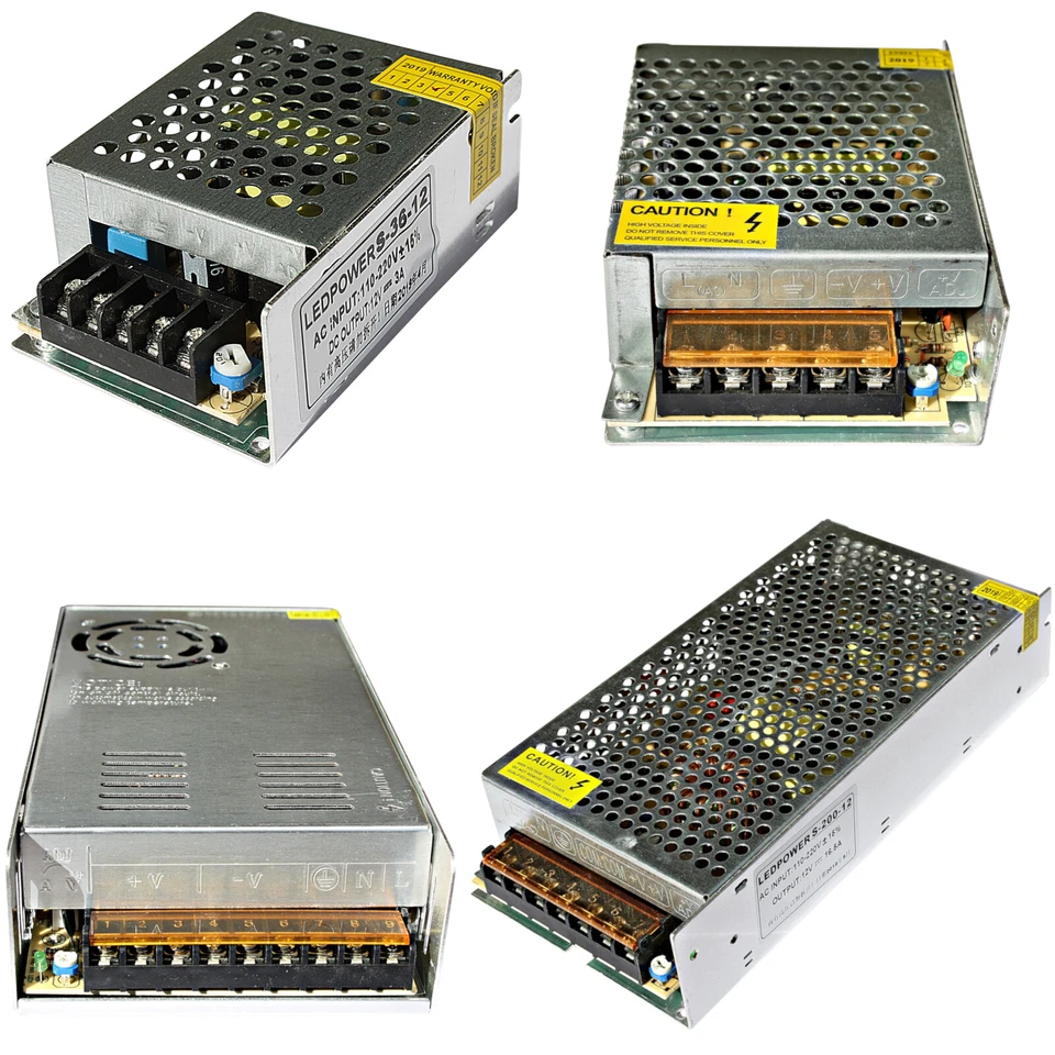 Dc 12V LED Power Supply Trafo Switching Adapter Power 36 - 360 W 230V Driver - Bild 1 von 1