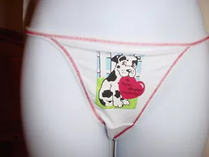 Bikini Victorias Secret Vintage Nick & Nora SD Cuerda Día de San Valentín XSmll - Imagen 1 de 5