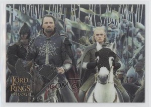 2004 Topps Chrome The Lord of Rings Trilogy Return King Aragorn Legolas #92 1u6