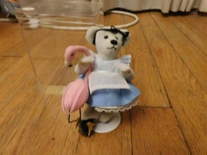 Vintage 4"Carol Stewart Original Disney World Convention Limited Alice Bear MIB - Picture 1 of 4