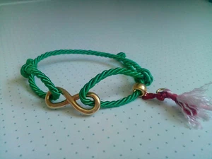 DesignerDamenArmband, sehr stylisch, vergoldete Charms, Infinity Symbol, N.o.E. - Bild 1 von 5