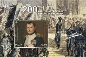 Malta 2021 mini sheet 200th Anniversary Death of Napoleon Bonaparte MNH - Picture 1 of 1