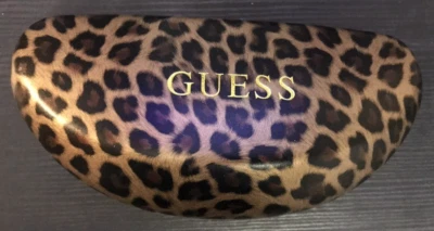 Estuche para Gafas GUESS Duro Patrón Leopardo Cobre con Paño de Limpieza Original Foto 1 de 4