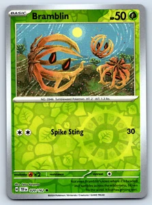 Pokemon TCG SV05 Temporal Forces 020/162 Bramblin Reverse Holo - Picture 1 of 2