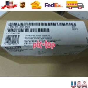 New Siemens 6ES7511-1AK01-0AB0 S7-1500 CPU 1511-1 PN 6ES7 511-1AK01-0AB0 - Picture 1 of 4