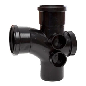 Pólipo ST410B 110 mm igual rama única 92,5 grados con acceso 4 jefes - Imagen 1 de 1