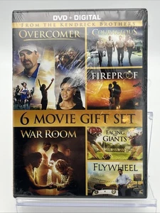 Kendrick Brothers 6 Movie Set DVD Overcomer War Room Fireproof Courageous NEW - Picture 1 of 3