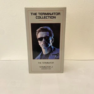 The Terminator & Terminator 2 Judgment Day 1991 VHS Set  Arnold Schwarzenegger  - Picture 1 of 4
