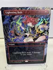 Lightning Bolt Foil Secret Lair 0021 Gen Con Exclusive Promo 2024 NM - Picture 1 of 2