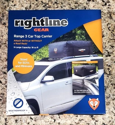 NIP Rightline Gear Range 3 Roof Top Vehicle Cargo Carrier 18 cu ft SUV Off-road  - Image 1 of 3