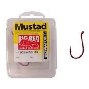 Mustad Big Red 8/0 Fishing Hooks, 25 Pack - 9255Npnr - Picture 1 of 1