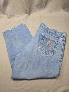 Carhartt B17 DST Men’s Jeans 44x30 Relaxed Fit Dark Stonewash Heavyweight Denim - Picture 1 of 7