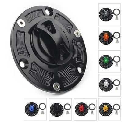 CNC Fuel Gas Tank Cap Cover For Aprilia RS125/RS250 RSV1000 Tiger 800 1050 - Image 1 of 4