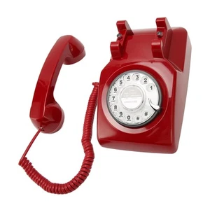 Drehbares Retro-Telefon Vintage-Festnetztelefon Antikes Telefon für Haushalt ... - Zdjęcie 1 z 9