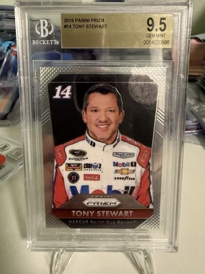 Panini Prizm #14 2016 Tony Stewart BGS 9,5 Foto 1 de 2