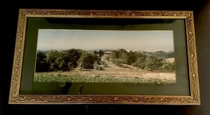 Vintage Villa Romitorio Tuscany Italy Fine Gilt Gold Carved Framed Photo - Picture 1 of 4