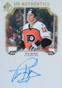 21-22 ud upper deck sp authentics tim kerr philadelphia flyers autograph auto - Picture 1 of 2