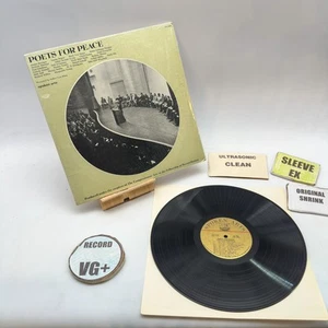 Various- Poets For Peace VG+/VG+ Ultrasonic Clean 1967 - Imagen 1 de 3