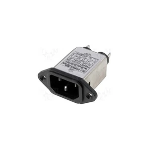Filtro di rete antidisturbo EMI su spina maschio IEC 60320 C14 E 250V 10A - Picture 1 of 3